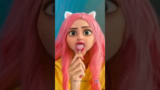 Turn Gum into a Realistic Lollipop Youve Got to Try funny hungry fun funnyshorts [upl. by Boykins762]