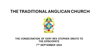 CONSECRATION OF VERY REV STEPHEN SMUTS [upl. by Jesher375]