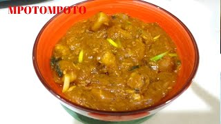 How to prepare delicious Ghanaian Cocoyam mpotompoto  Cocoyam Pottage [upl. by Akemej643]