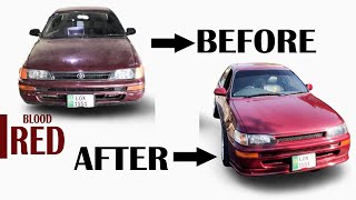 Corolla 1995 Car Restoration amp Modification  Detailed Video [upl. by Nujra]