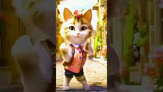 Cute Cat Dance 😎😎 trending trendingshorts viralshorts [upl. by Inar]