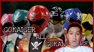 Reaction to Gokaiger All Gokai Change Henshin Series and Movies  45onemore Gokaiger [upl. by Mide]