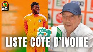 🇨🇮 LISTE de la CÔTE D’IVOIRE pour la CAN 2023  Pas de Zaha… [upl. by Ventre]