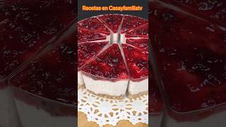 Postre FACIL de Arándanos Rojos Listo en Minutos y Sin Horno [upl. by Odama]