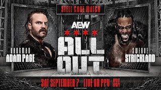 Hangman Page vs Swerve Strickland  Steel Cage  AEW All Out [upl. by Ahcsropal601]