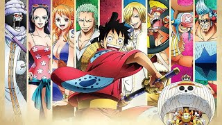 ALL Straw Hat Crew Character Themes IN ORDER [upl. by Modestine]