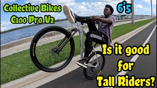 Is this MTB Good for Tall Riders  C100 Pro V2 First Ride amp Review [upl. by Akirderf]