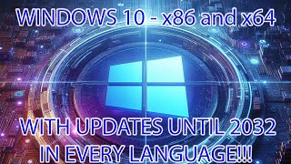 Windows 10 with official Microsoft updates until 2032 in every language 32 and 64 bit [upl. by Atsilac]