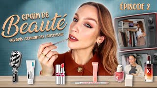 Mon émission GRAIN DE BEAUTÉ épisode 2  favoris tuto express tendances FW23 [upl. by Aicirtac851]