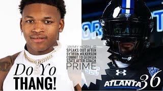 Jimmy Horn Jr SPEAKS OUT After Sy’Veon Wilkerson COMMIT To Georgia State After COACH PRIME [upl. by Llezom]