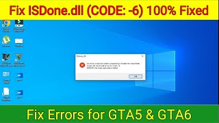 Fix ISDonedll Error Code 6 100 Working Method [upl. by Abrams]