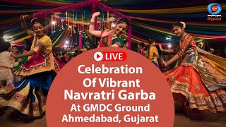 LIVE  Celebration Of Vibrant Navratri Garba At GMDC Ground Ahmedabad Gujarat  3rd October 2024 [upl. by Sheena404]