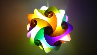 Paper Crafts Diwali Decoration IdeasBeautiful Multicoloured Lantern  Christmas Decor [upl. by Azalea551]