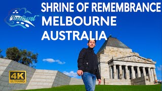 4K Travel to Australia and Explore Shrine of Remembrance with Karan as Your Tour Guide 🇦🇺 [upl. by Nilkoorb93]