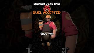 TF2 Voice Lines Engineer  Duel Responses [upl. by Nogaem]