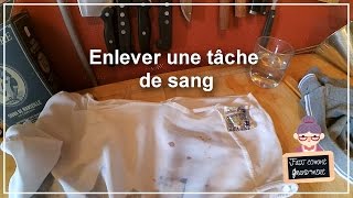 Enlever une tâche de sang  Détacher du sang [upl. by Kopple749]