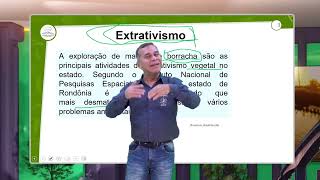 181  EXTRATIVISMO MINERAL  GEOGRAFIA DE RONDÔNIA  1º ANO EM  AULA 1812024 [upl. by Nevad]