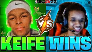 Keife Vs WinsBeKillin amp AyeMadnessx 1000 Wager Best of 7 INTENSE 😱 NBA 2K22 [upl. by Saberhagen]