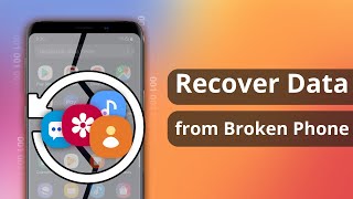 How to Recover Data From Dead Phone  Recover Data from Broken Screen Android [upl. by Amaerd]