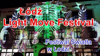 Łódź  Tłumy na Light Move Festival [upl. by Munafo]