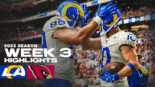 Highlights Top Plays From Rams Week 3 Win vs Cardinals  Aaron Donald Sack Cooper Kupp TD amp More [upl. by Anna-Diane485]