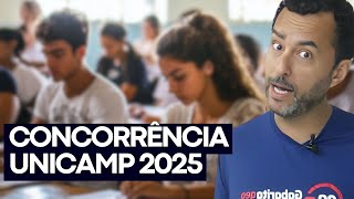 Relação Candidato Vaga UNICAMP 2025 pode ser tendência para a Fuvest [upl. by Aikcin]