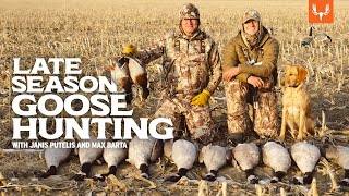 Late Season Goose Hunting with Janis Putelis [upl. by Walton]