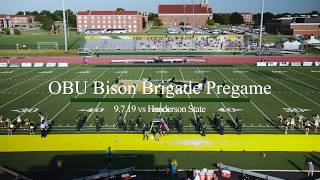 Oklahoma Baptist University Bison Brigade Pregame 9719 [upl. by Belanger986]