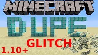 ✔ MINECRAFT 1101102 DUPE GLITCH WORKS ON MULTIPLAYER AND 2B2T [upl. by Sucramel]