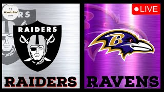 BALTIMORE RAVENS VS LAS VEGAS RAIDERS LIVE [upl. by Specht]