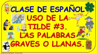 El uso de la tilde en español  Reglas de acentuación 3 [upl. by Aziar]