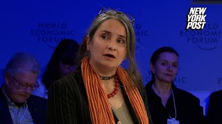 Fishing farming and energy production akin to genocide Davos Panelist [upl. by Kramer]