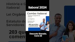 Concurso Itaboraí 2024 [upl. by Rosdniw]