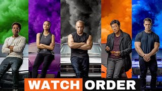 How to Watch Fast and Furious Movies in Best Order 2023 [upl. by Aneehsal]