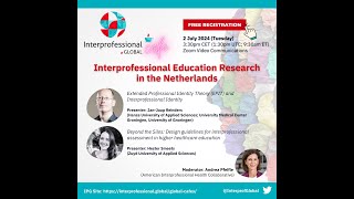 Global Cafe Interprofessional Education Research in The Netherlands  2 July 2024 [upl. by Stormy388]