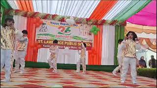 coca cola song dance performance by St Lawrence public school [upl. by Airalav]