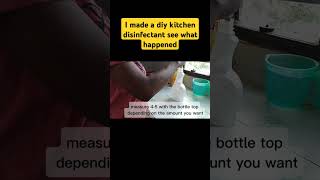 Natural diy kitchen disinfectant diycleaning asmrvideo naturalcleaningproducts disinfectant [upl. by Behlau]