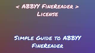 Setup ABBYY FineReader on Your PC for 2024 [upl. by Barbour608]