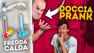 PAPÀ DOCCIA FREDDA o CALDA PRANK ASSURDO😂 DIVERTENTE [upl. by Procora]