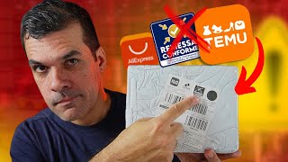 🚨NÃO COMPRE NA TEMU SEM VER ESTE DEPOIMENTO COMPARANDO TEMU X ALIEXPRESS [upl. by Tresa373]