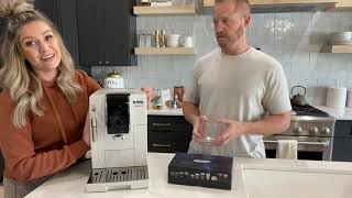 Delonghi Dinamica Review and How To Make a Latte with it [upl. by Fachanan]