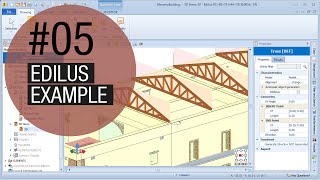 Software Cálculo Estrutural Edilus Example 5 ACCA software [upl. by Jacqui]