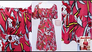 Diy  Vestido ciganinha drapeado no busto MODA MOLDES  aula 382 [upl. by Catharine]