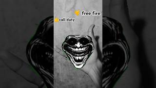 Call duty vs free fire trollface trending freefire callofduty gaming vs trend viralvideo ff [upl. by Erreip]