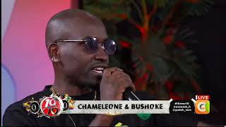 Chameleone and Bushoke make appearance on 10 over 10 [upl. by Lemay607]