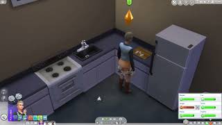 The Sims 4  Fast Food Employee Food Service Cashier 3 [upl. by Thibault]