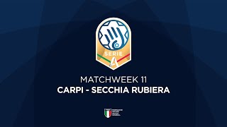 Serie A Gold 11  CARPI  SECCHIA RUBIERA [upl. by Kevina847]