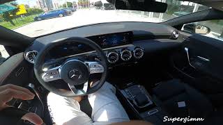 2021 Mercedes CLA 200 AMG Line Test drive POV  Part 1 by Supergimm [upl. by Etem564]