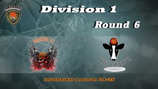 Atlasbasket  Div 1Round 6  ΑΝΑΛΩΣΙΜΟΙ vs THE BEEFS [upl. by Morvin980]