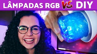 ILUMINAÇÃO DIY ou comprar Lâmpada RGB  EditaPraMim [upl. by Udall362]